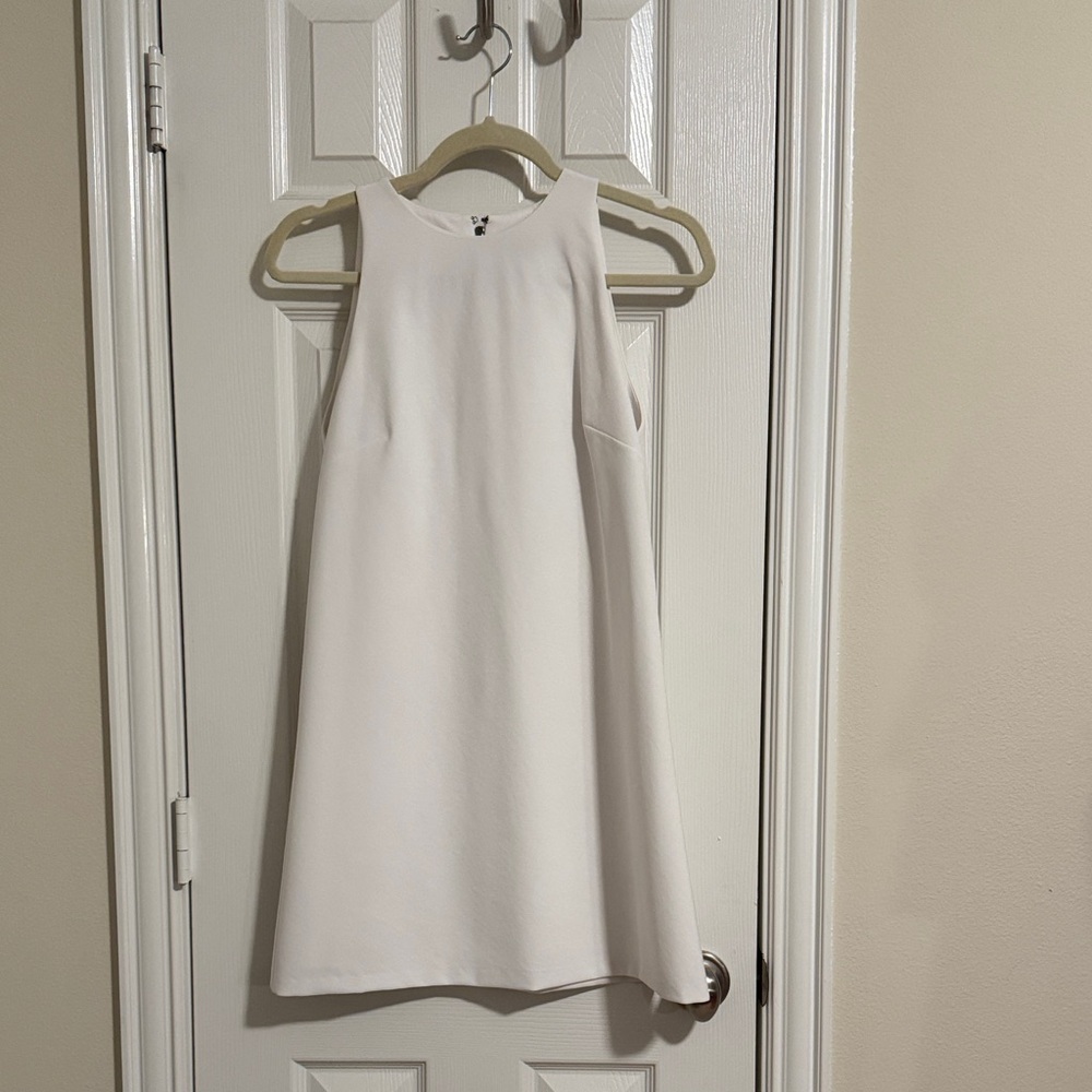 Alice + Olivia White sleeveless dress